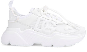 Dolce & Gabbana Leather Daymaster 'White' - Dubaiallstar