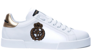 DOLCE & GABBANA  Patch-Embellished Sneakers - Dubaiallstar