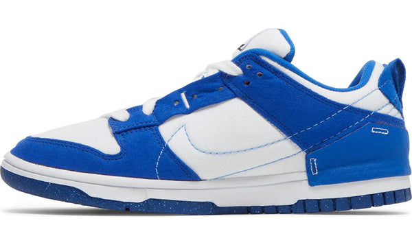 basketball shoe nike dunk low disrupt royal blue