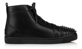 Christian Louboutin Lou Spikes High-top Calf Leather "Black"