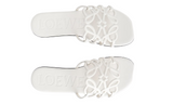 Loewe Petal Anagram slides "White" - Dubaiallstar