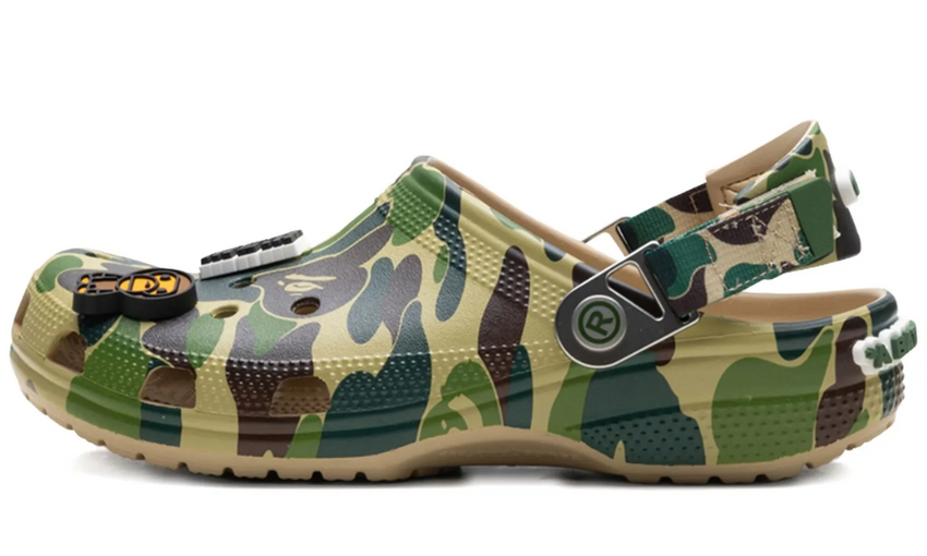 Bape x Crocs Classic Clog 'ABC Camo - Green' - Dubaiallstar