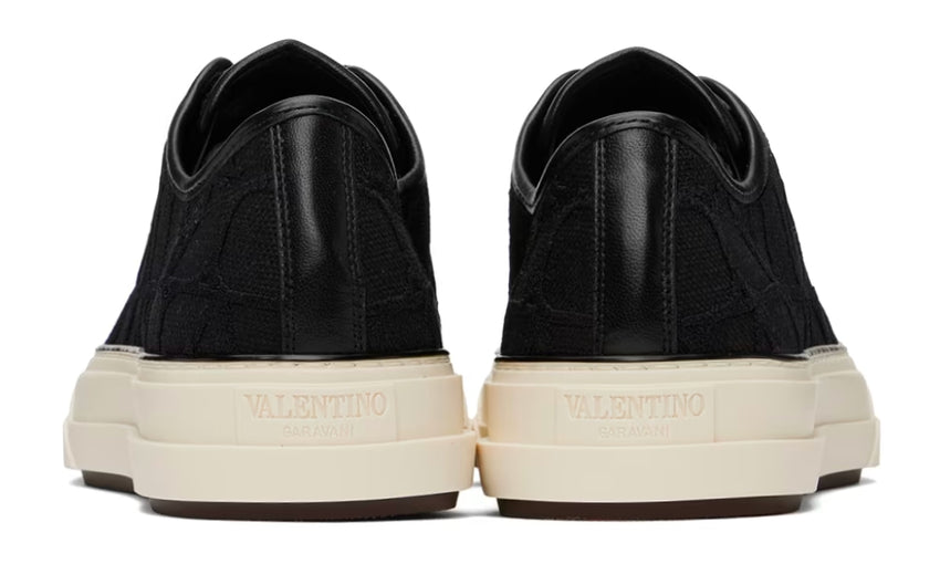 Valentino Garavani Black Totaloop Sneakers - DUBAI ALL STAR