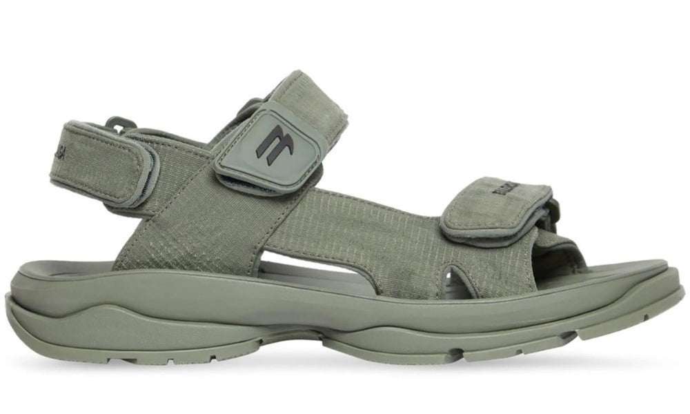 【BALENCIAGA】Tourist Sandals/追跡+関税+全国送料込み Balenciaga Tourist Sandal 'Khaki' | Dubaiallstar