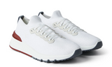 Brunello knitted low-top sneakers "White" - Dubaiallstar