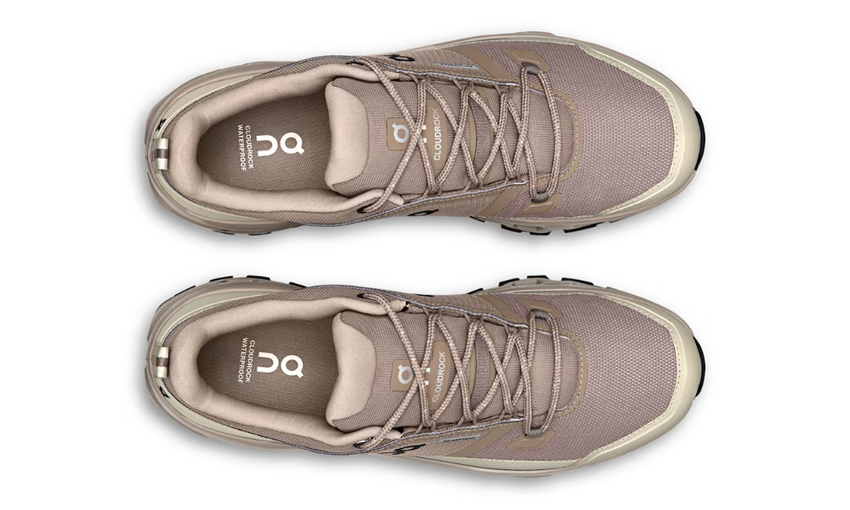 On Cloudrock Low Waterproof 'Cinder Fog' - Dubaiallstar