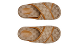 Gucci Women's GG Platform Sandal "Beige And Dark Brown" - Dubaiallstar