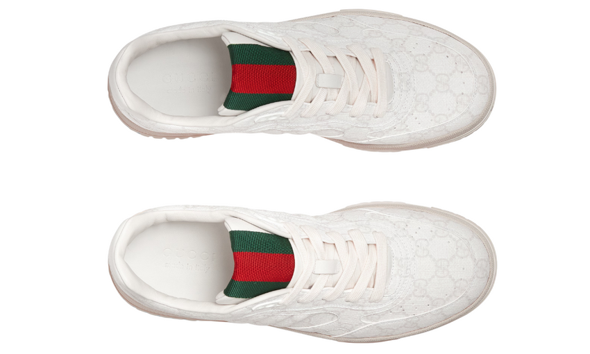 Gucci Re-Web Sneaker 'Beige And White'