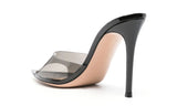 Gianvito Rossi Elle 85mm point-toe mules "Black" - DUBAI ALL STAR