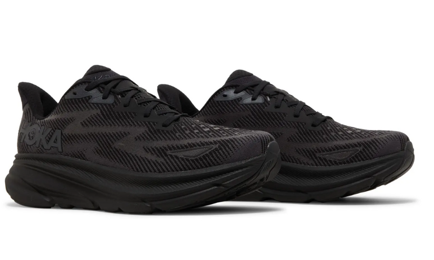 Hoka Clifton 9 'Black' - Dubaiallstar