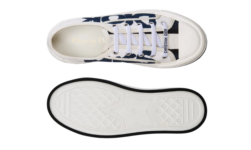 Dior Walk'n'Dior Platform Sneaker "White And Deep Blue"