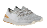 Brunello Cucinelli knitted sneakers "Grey" - Dubaiallstar