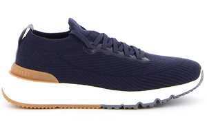Brunello Cotton chiné knit runners 