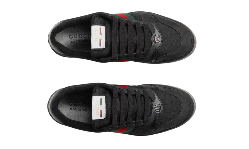 Gucci GG Screener trainer 'Black GG Canvas' - Dubaiallstar