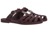 Gucci Double G Mule "Bordeaux Rubber"