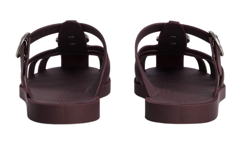 Gucci Double G Mule "Bordeaux Rubber"