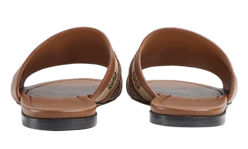Gucci Slide Sandal With Horsebit "Light Brown" - Dubaiallstar