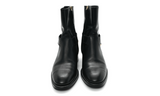 Chanel  Calfskin Chain Short Boots "Black"