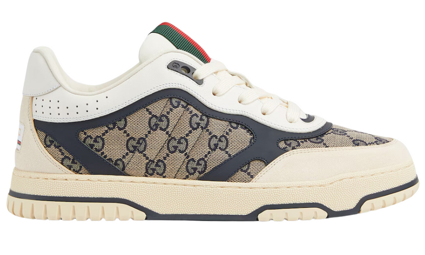 Gucci Re-Web Sneaker 'Beige And Blue'