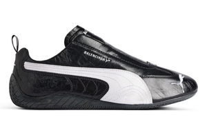 Balenciaga x Puma Speedcat Leather 'Black/  White'