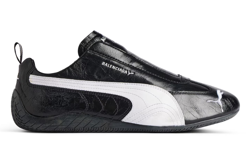 Balenciaga x Puma Speedcat Leather 'Black/  White'