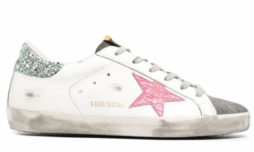 Golden Goose Wmns Superstar 'White Light Gray Pink' - DUBAI ALL STAR