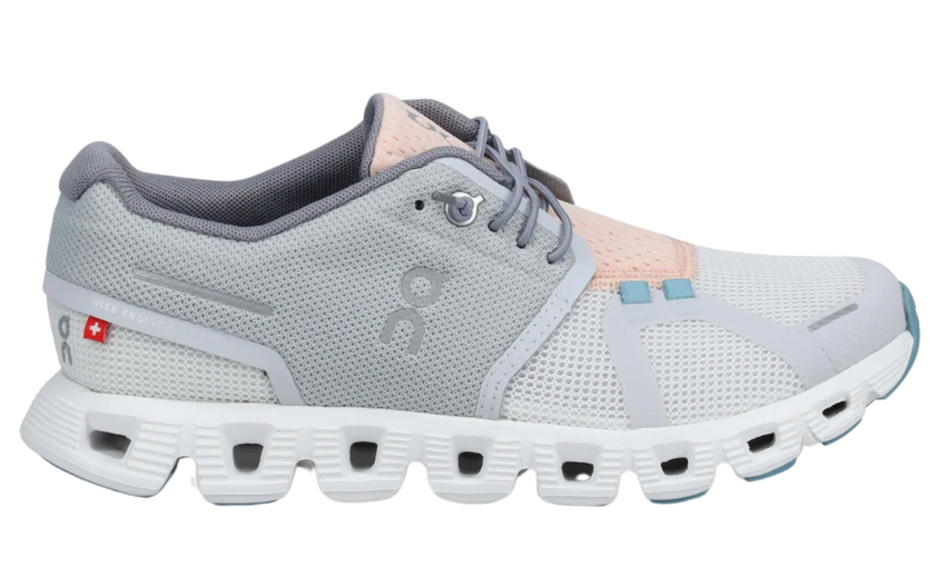 On Cloud 5 Push 'Glacier | Undyed-White' - Dubaiallstar