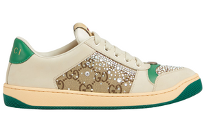 Gucci Screener 'GG Monogram Crystal - Ivory Green'