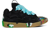 Gallery Dept. x Lanvin Curb Sneakers 'Paint Drip - Black' - DUBAI ALL STAR