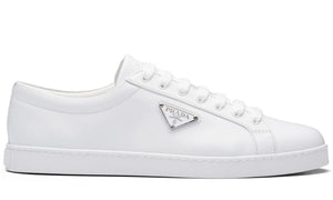 Prada Brushed Leather Sneaker 'White' - DUBAI ALL STAR