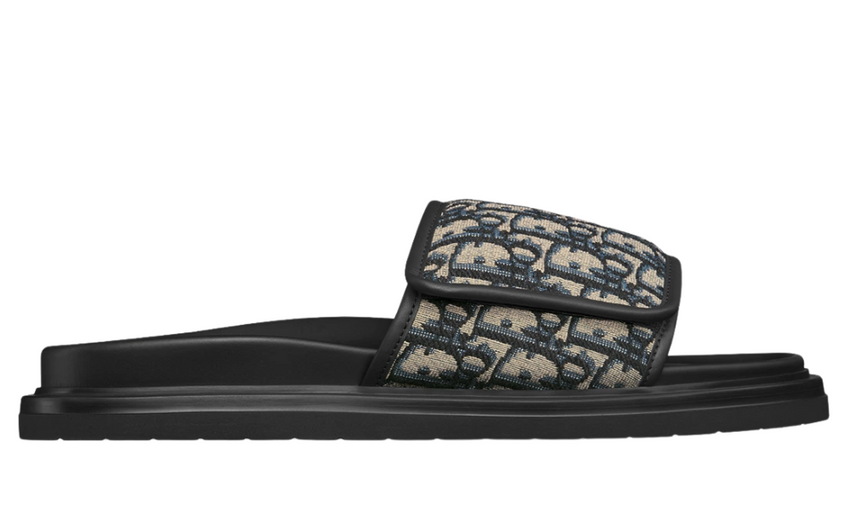 Dior Aqua Sandal "Beige and Black" - Dubaiallstar