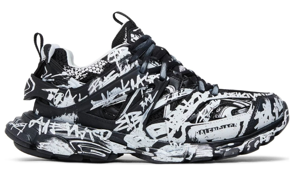 Balenciaga Track Sneaker Graffiti Black White DUBAI ALL STAR