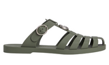 Gucci Double G Mule "Dark Green Rubber" - Dubaiallstar