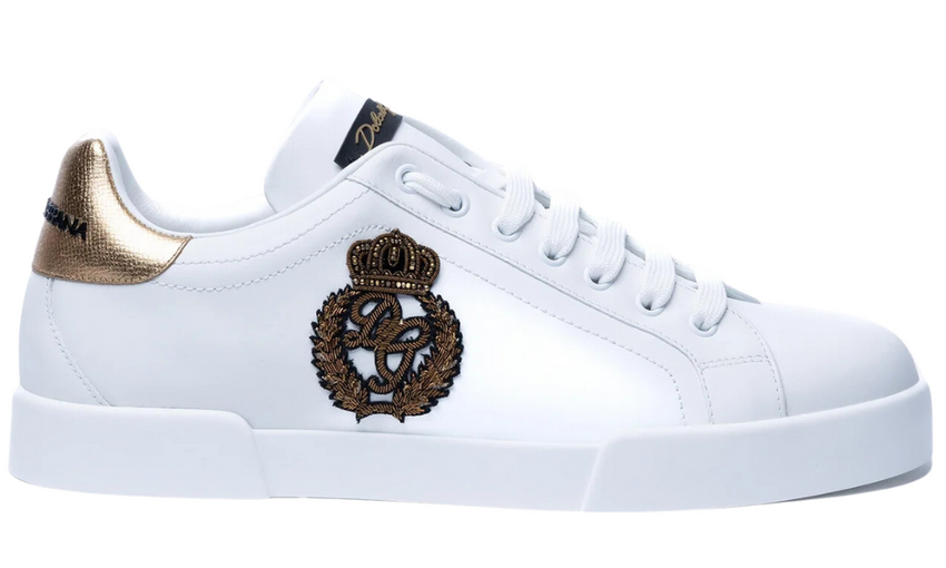 DOLCE & GABBANA  Patch-Embellished Sneakers