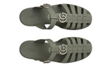 Gucci Double G Mule "Dark Green Rubber" - Dubaiallstar