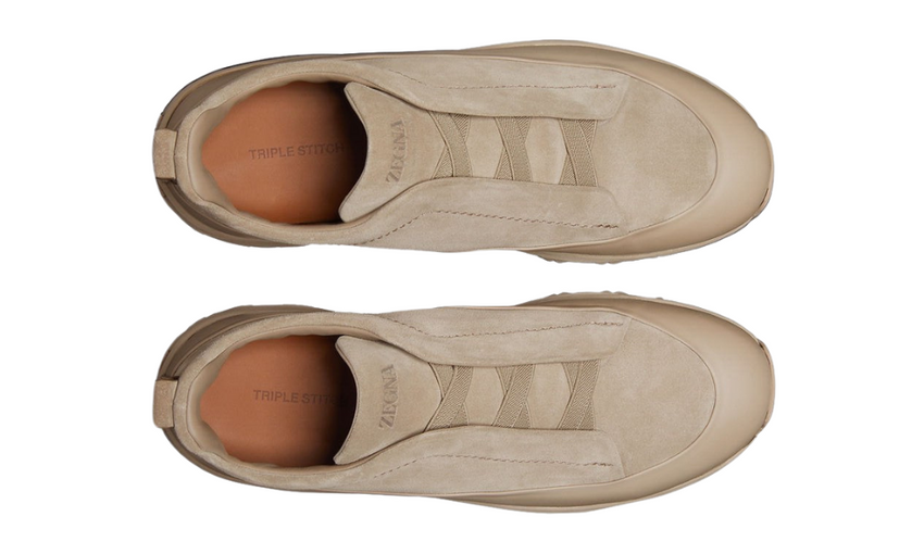 Zegna Monte Sneakers "Taupe Grey"