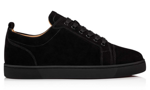 Christian Louboutin Louis Junior Flat 'Black Suede'