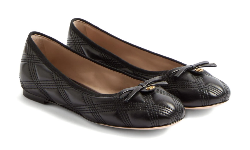 Valentino Garavani Quiltie 67 Ballet Flats "Black"