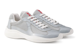 Prada America's Cup chunky-sole lace-up  "Light Grey"