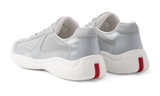 Prada America's Cup chunky-sole lace-up  "Light Grey"