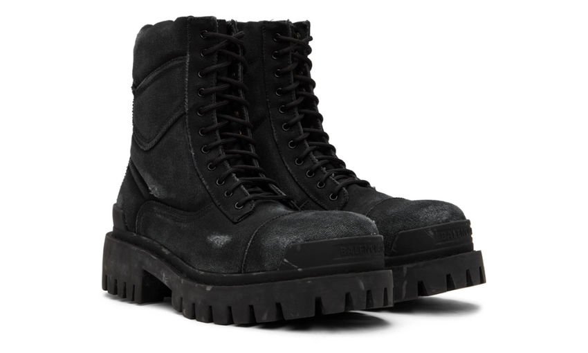 Balenciaga Black Strike Boots "Black"