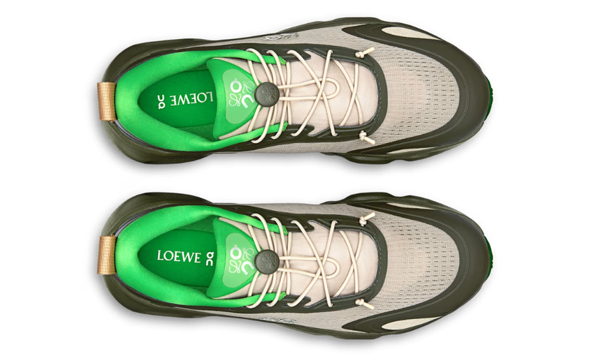 Loewe x On Running Cloudsolo "Khaki Green | Sand" - Dubaiallstar
