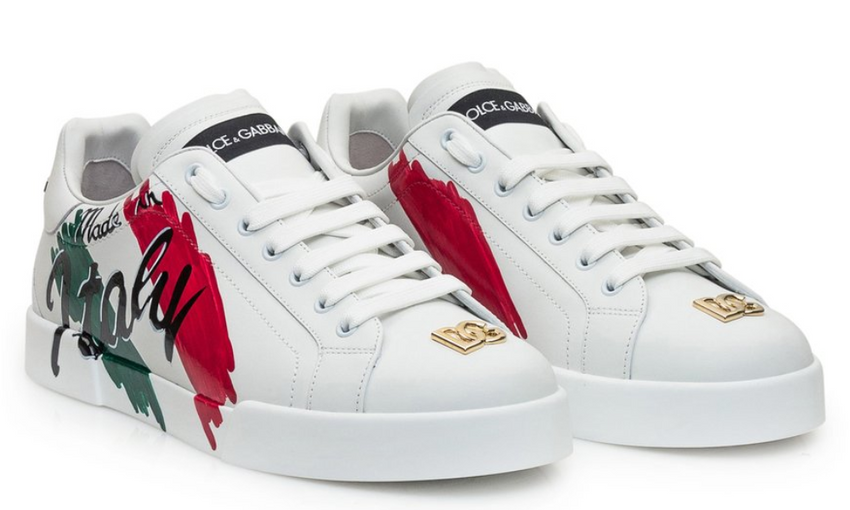 Dolce & Gabbana Portofino leather sneakers