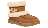 UGG Ultra Mini Fluff Boots "Camel Brown/Cream White"