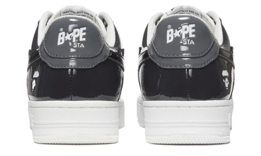 Bape Bapesta Low 'Black Grey'