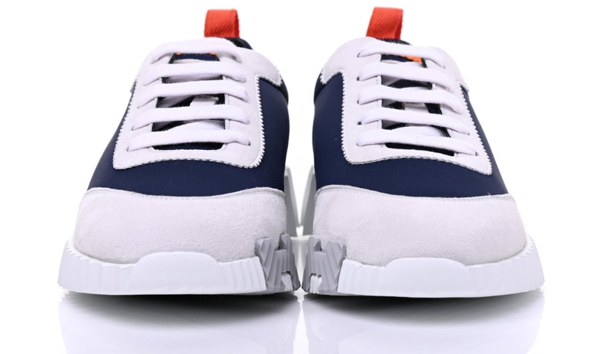 Hermès Suede and Nylon Boucning "Navy Blue/Grey" - DUBAI ALL STAR