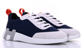 Hermès Suede and Nylon Boucning "Navy Blue/Grey" - DUBAI ALL STAR