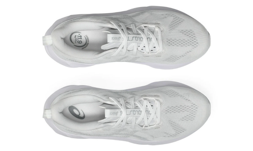 Asics Novablast 5  'White / Piedmont Grey' - Dubaiallstar