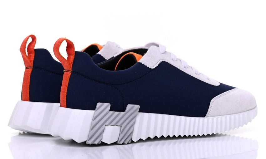 Hermès Suede and Nylon Boucning "Navy Blue/Grey" - DUBAI ALL STAR