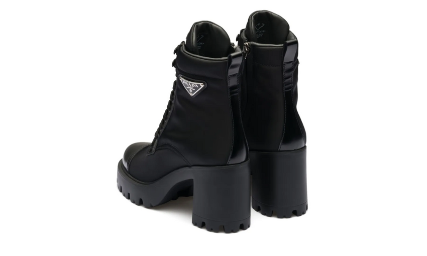 Prada Stiefeletten mit Logo "Black"